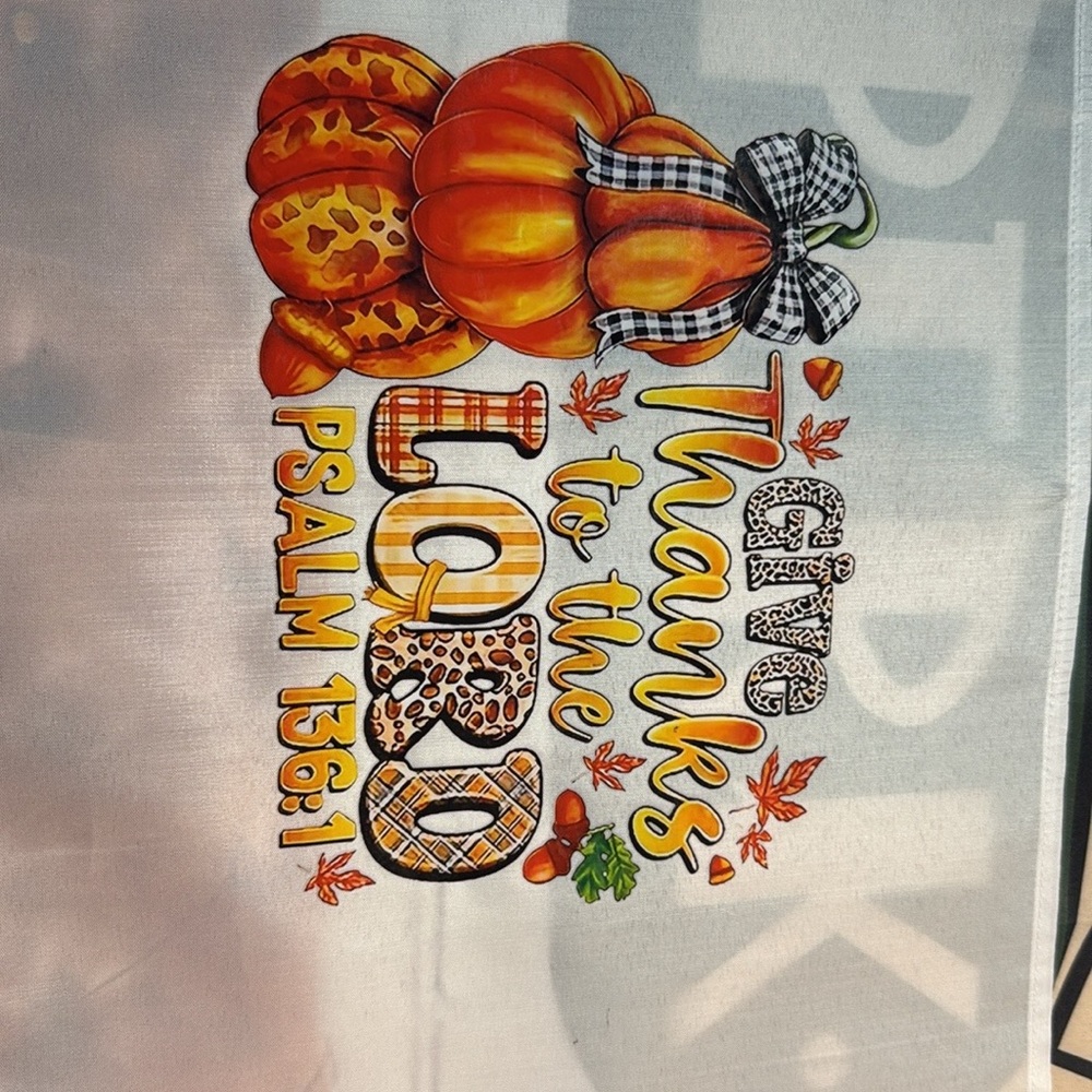 Thanksgiving Pumpkin Decorative flag